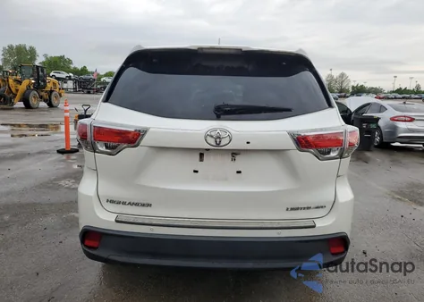 2016 Toyota Highlander Limited from USA, damaged, VIN 5TDDKRFH9GS321992